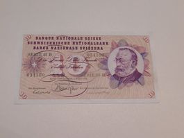 10 CHF Schweizer Banknote 5. Emission - 1973 - unzirkuliert
