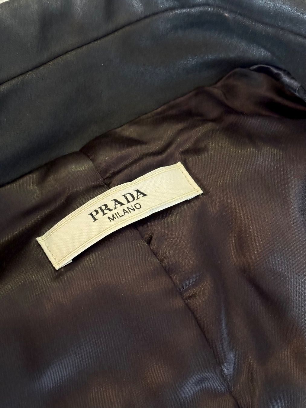 Prada Giacche: Prada Lederjacke Damen 46 (EU 42 / L) – Usato da Zürich venduto da jas_5mwh 5