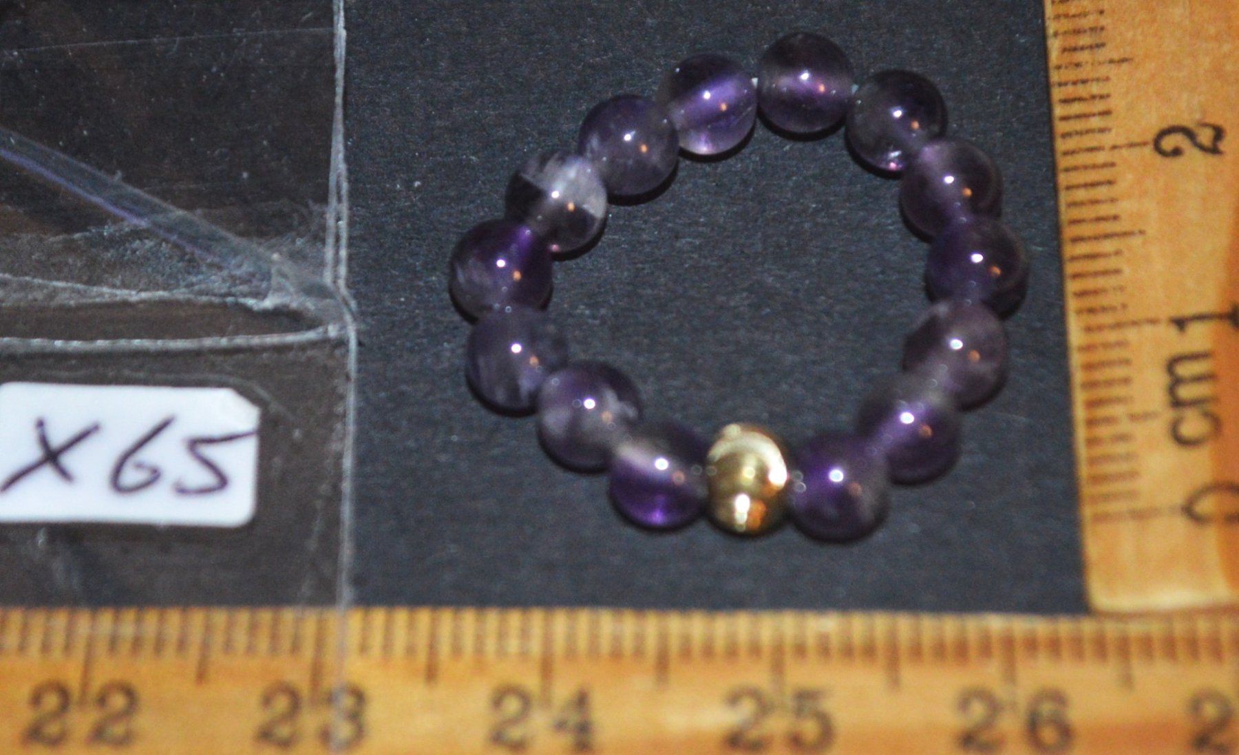 Anelli: Ring X-65 – Amethyst Kugeln – elastisch – Nuovo e nell'imballaggio originale da Goldiwil (Thun) venduto da han_v5b7 3