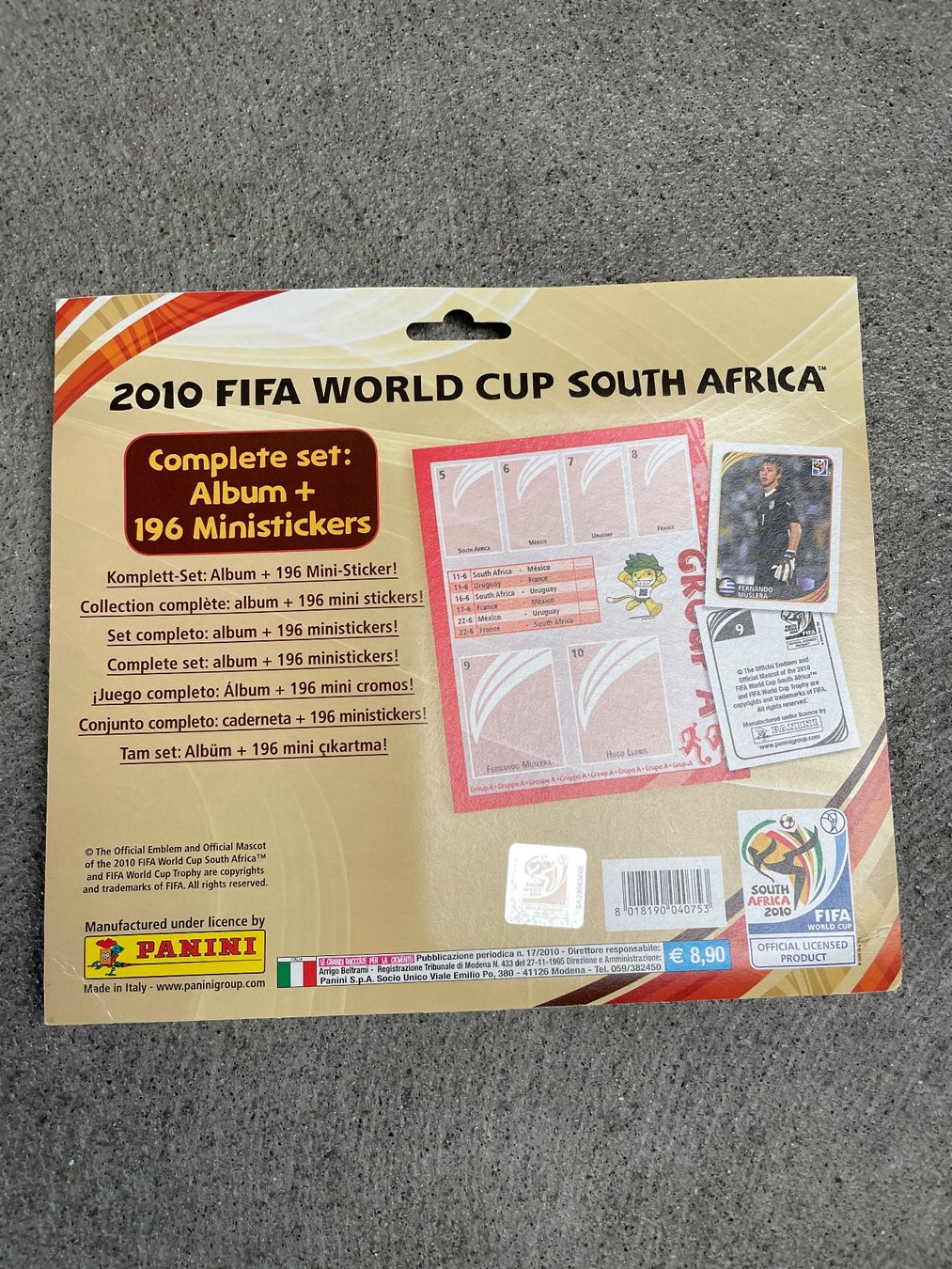 Panini Albums: Mini album Panini 2010 – Neuf avec emballage d'origine à Evilard par Leomau 1