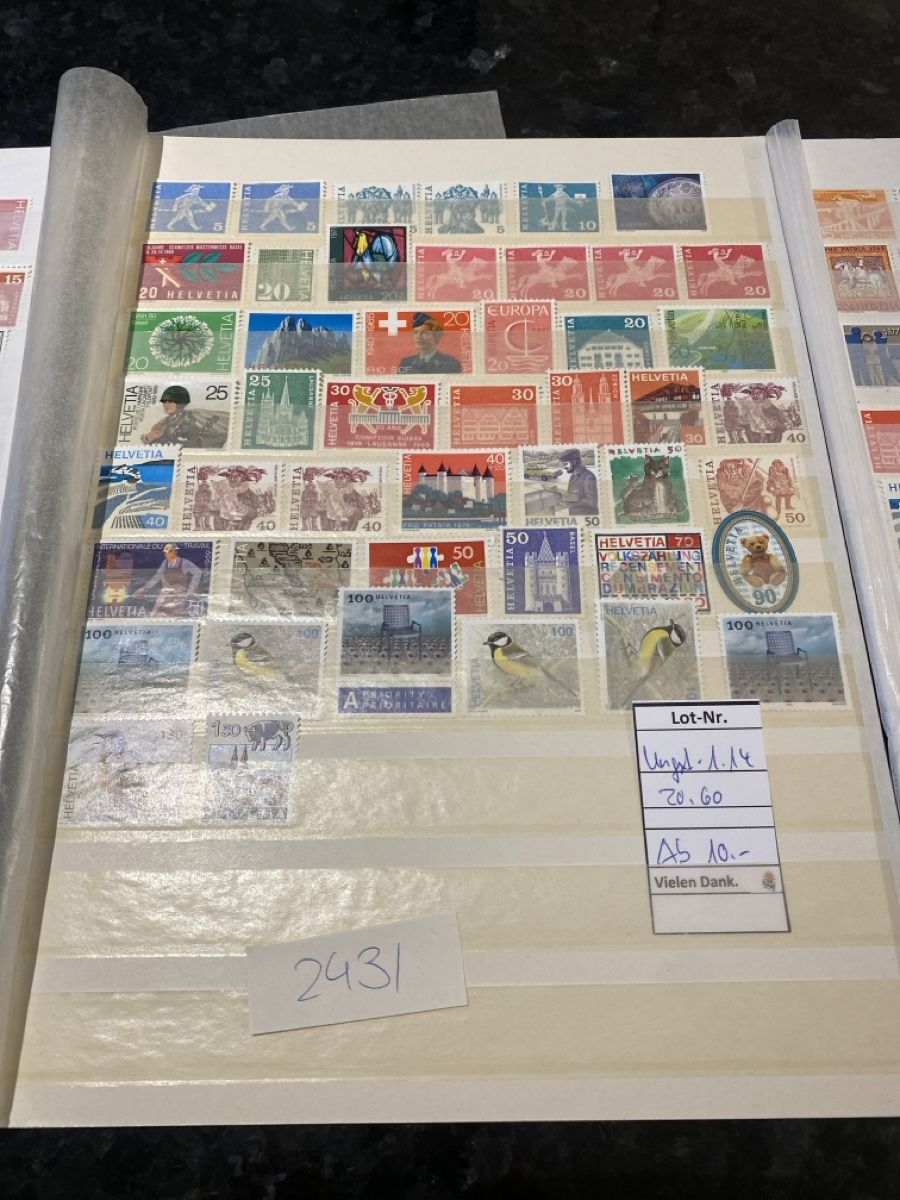 Alle Briefmarken: 60.25Fr Frankaturware postfrisch ungestempelt Sammlung – Neu (gemäss Beschreibung) aus Wil SG von Chefsugus 3