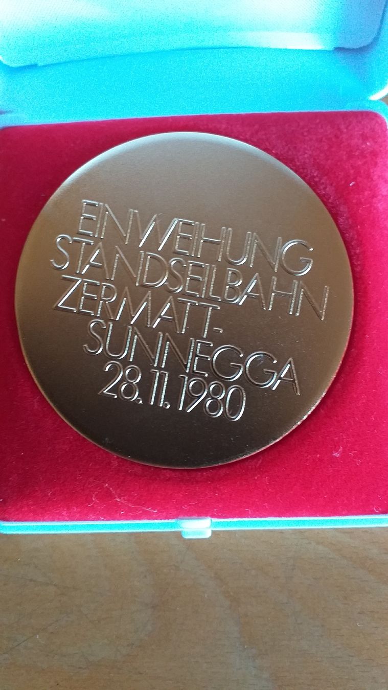 Medaglie: Gedenkmedalie Zermatt – Nuovo (secondo la descrizione) da Wünnewil venduto da 04Blume 1