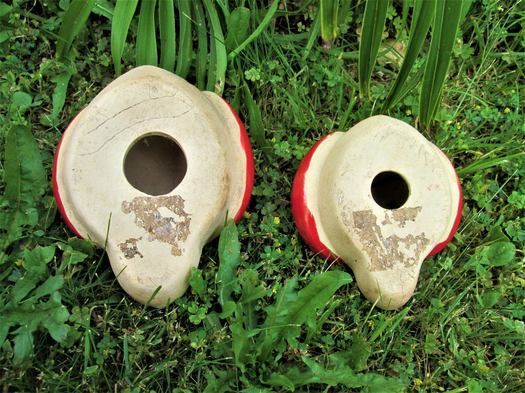 Statuette: 2 Marienkäfer aus lackierter Keramik – Usato da Sementina venduto da babucia 3