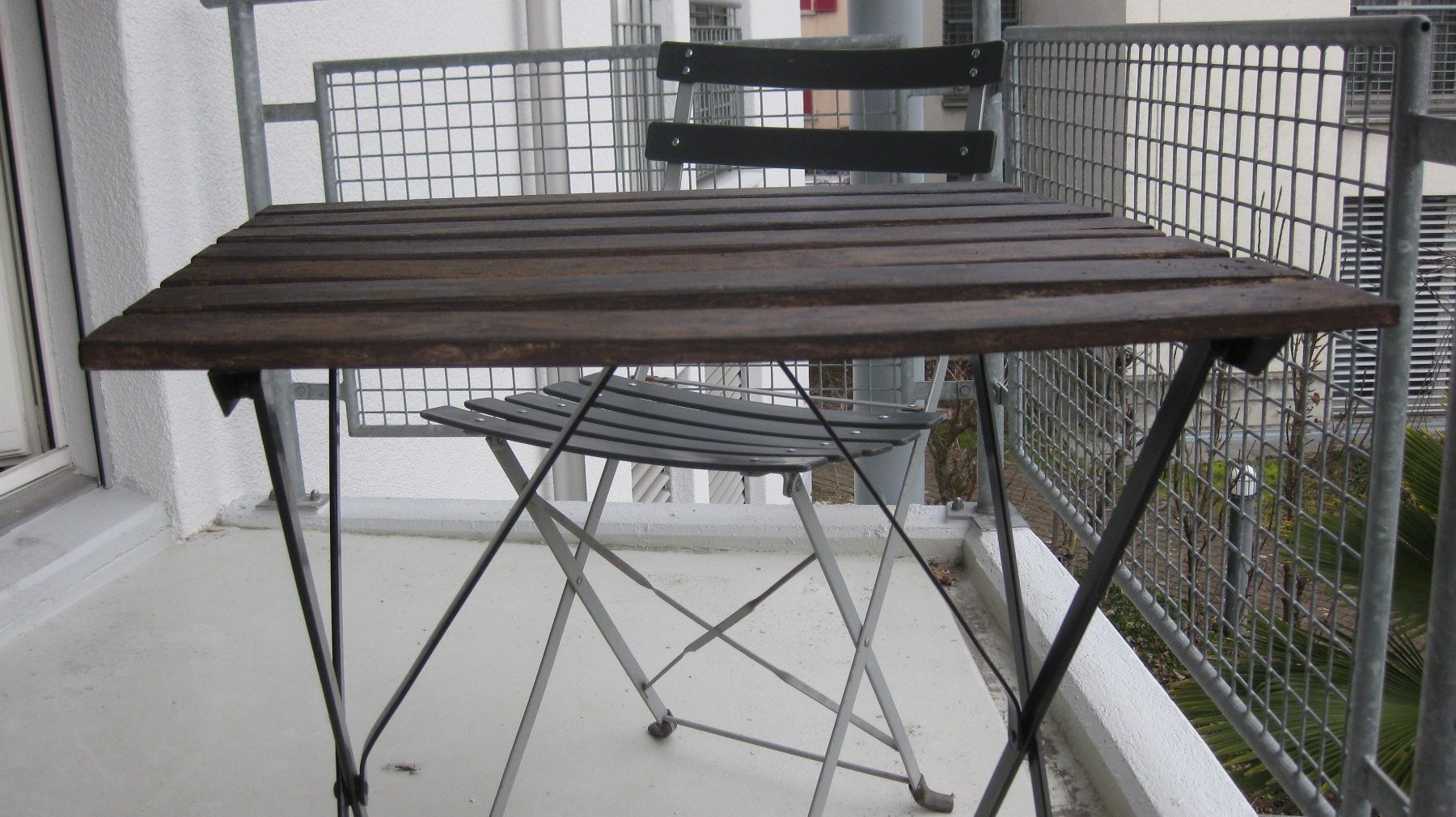 Tischset: Gartentisch mit Stuhl – Gebraucht aus Nussbaumen AG von Daddy5 3