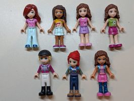 7 Stück Lego Friends Minidolls [used]