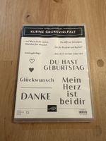 Stampin up Stempelset “Kleine Grussvielfalt”