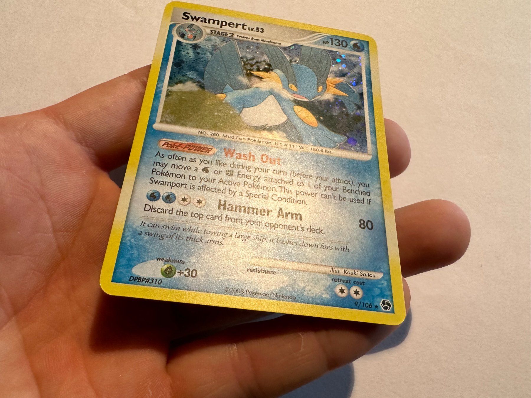 Pokémon Carte collezionabili: Swampert holo D&P Great Encounters EN – Usato da Hagendorn venduto da Pokecollectorch 1