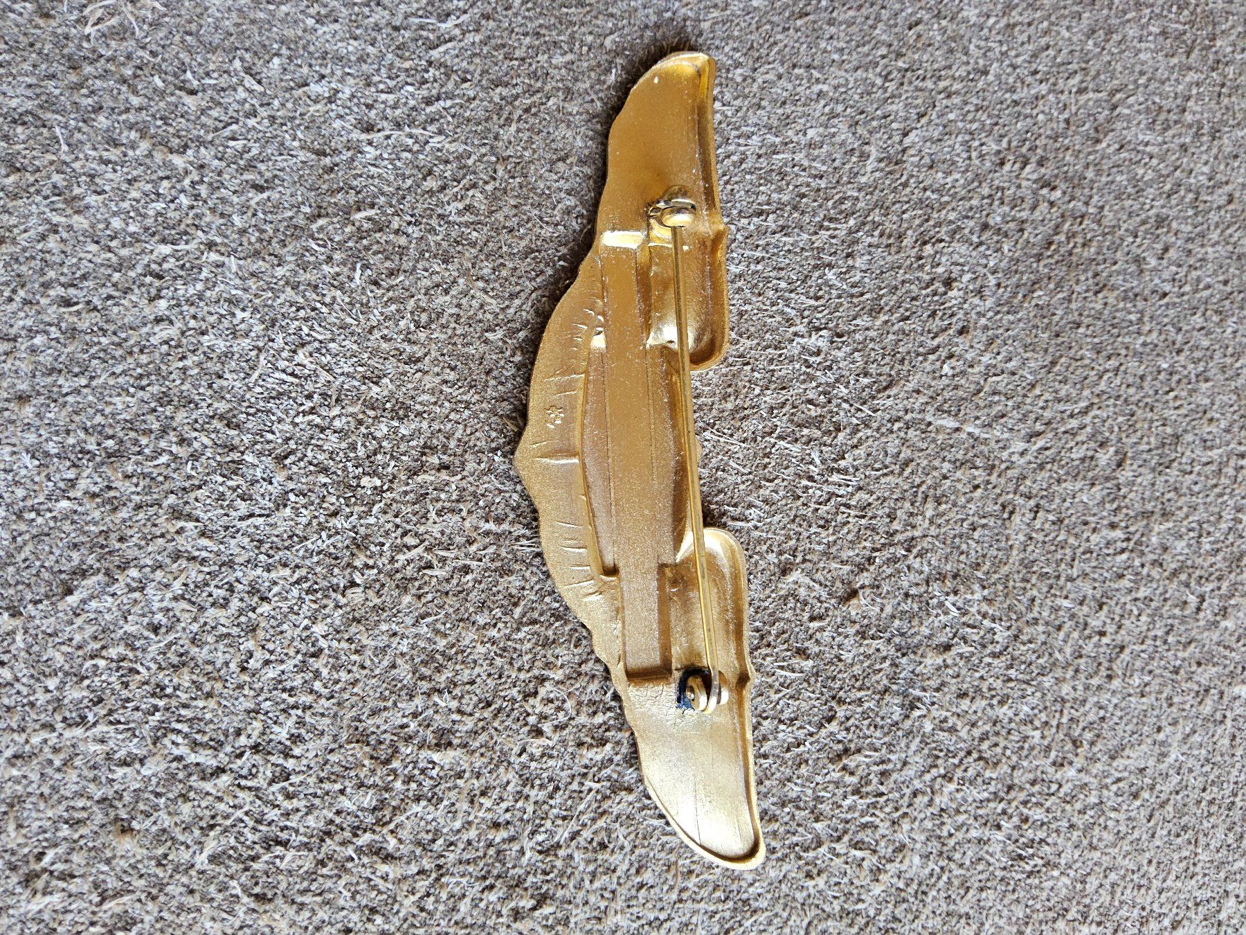 Harley-Davidson Spille & Fermagli: Vintage Harley Davidson Gold Wing Bar & Shield Pin Brosche – Usato da Zürich venduto da SciTec 6