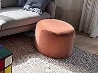 Hocker orange/lachsfarben