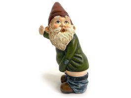 PINKELNDER GARTENZWERG - PIPPI ZWERG - GARTEDEKO - ZWERG