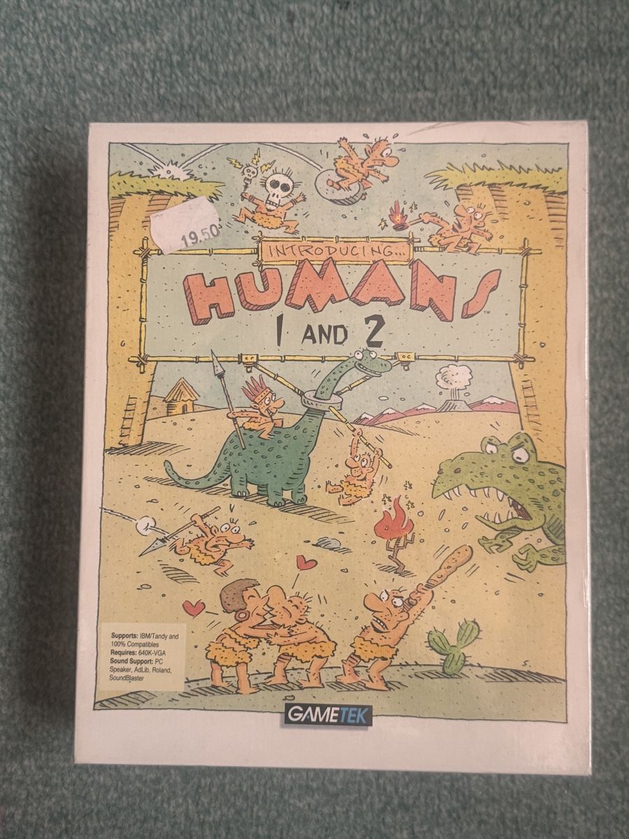 Giochi: Retro Big Box PC Game Humans 1 & 2 – Nuovo e nell'imballaggio originale da Birmensdorf ZH venduto da alexapat