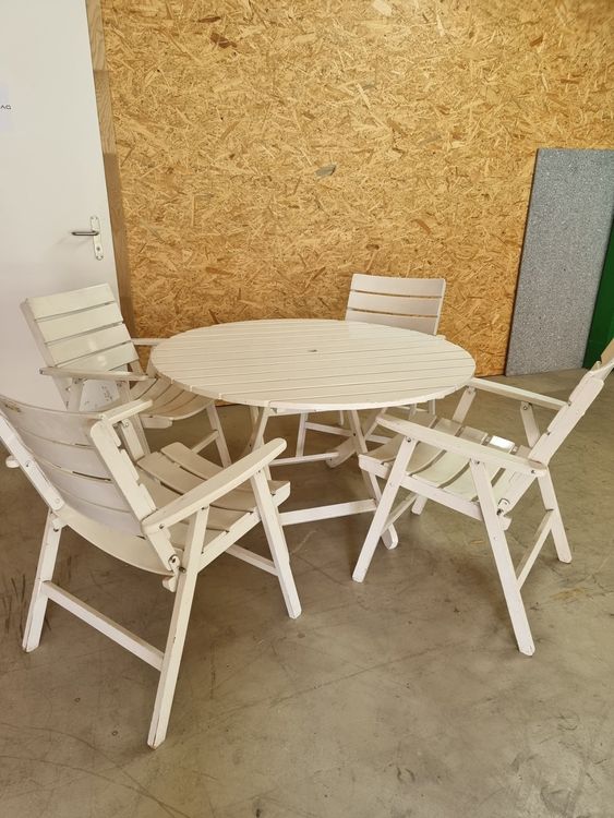 Original Gartentisch Set von Herlag aus den 50er Jahren Kaufen auf
