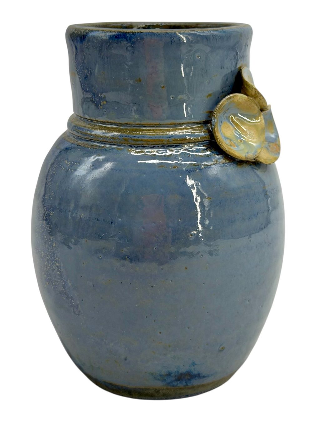 Vasi & Recipienti: Vase LAROZAS en céramique émaillée bleu – Usato da Morges venduto da Novantica 2