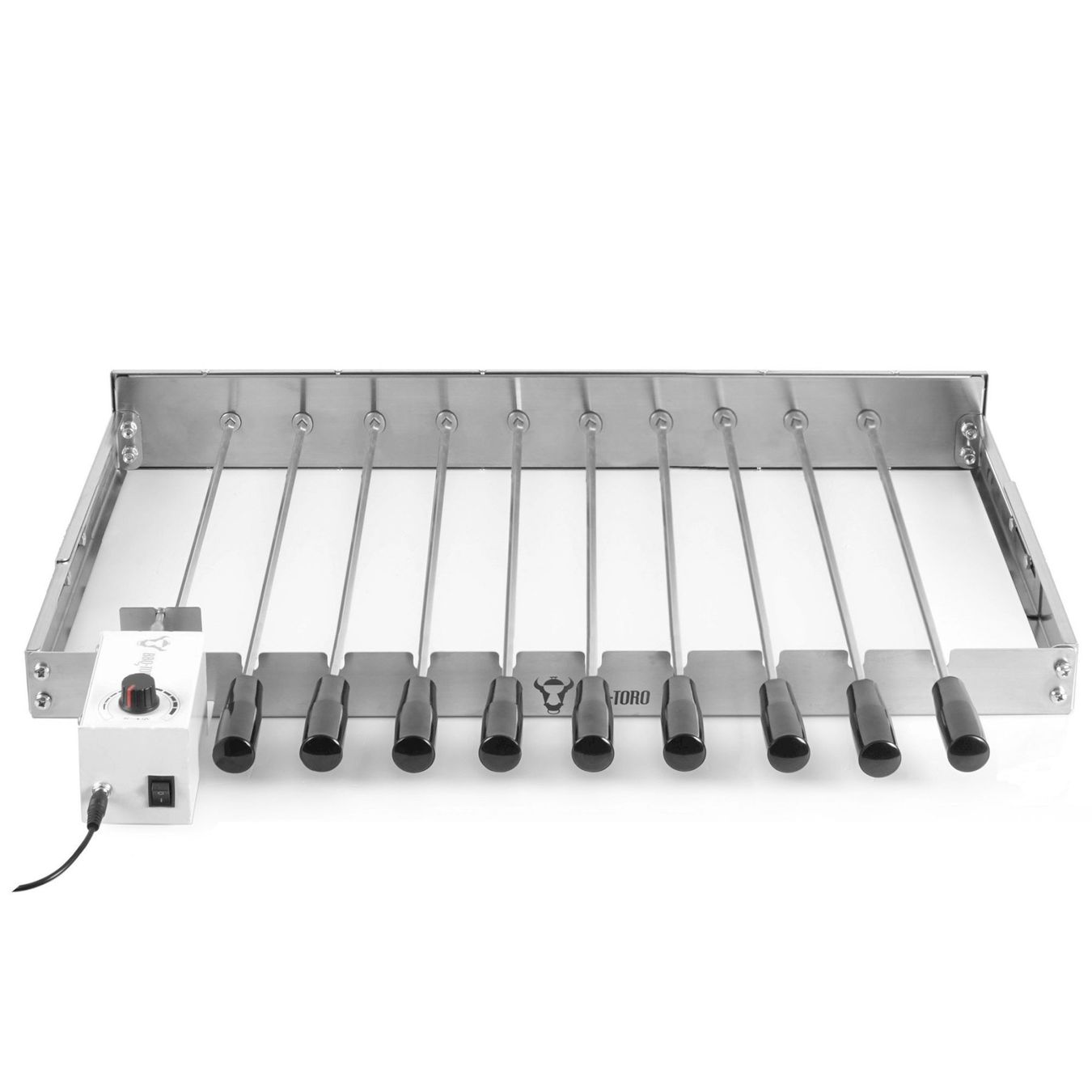 Accessori per grill: Edelstahl Grillaufsatz mit 10 Spießen – Nuovo e nell'imballaggio originale da Bottighofen venduto da zaap