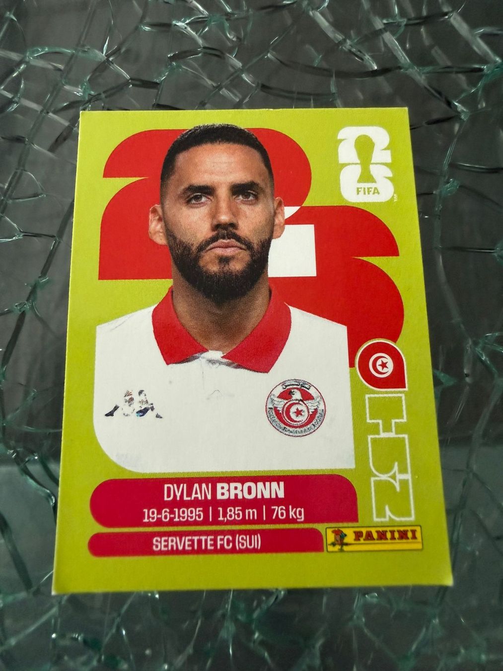 Panini Sammelbilder & Trading cards: WM 2026 - Panini - Dylan Bronn - TUN 8 – Gebraucht aus Pfäffikon ZH von Marcodesi76