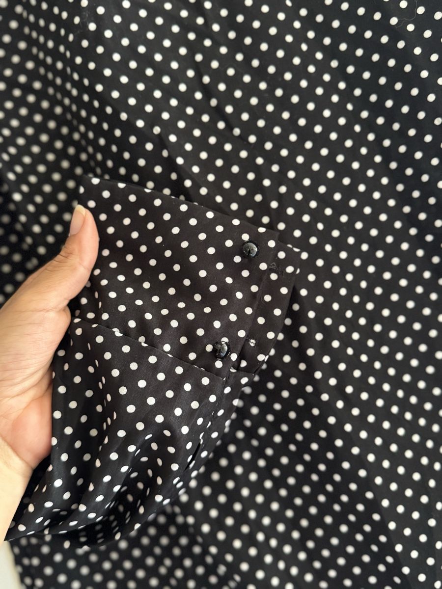 Camicette: Chic Black Polka Dot Blouse - Unworn – Nuovo (secondo la descrizione) da Zürich venduto da olalinda 2