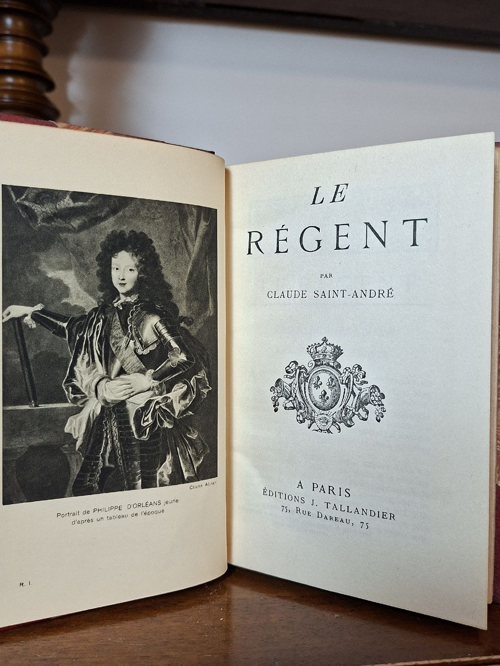 Libri: Antiques Buch Le Regent Claude Saint Andre 1928  – Usato da Steffisburg venduto da ZeitReise_ 1