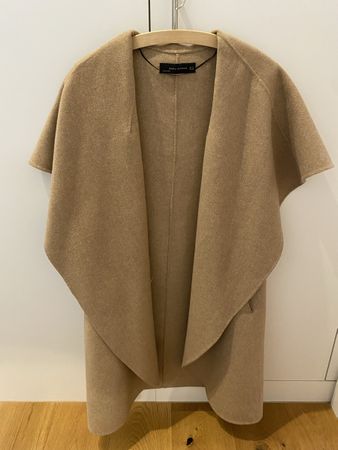 Zara Wollmantel, Beige