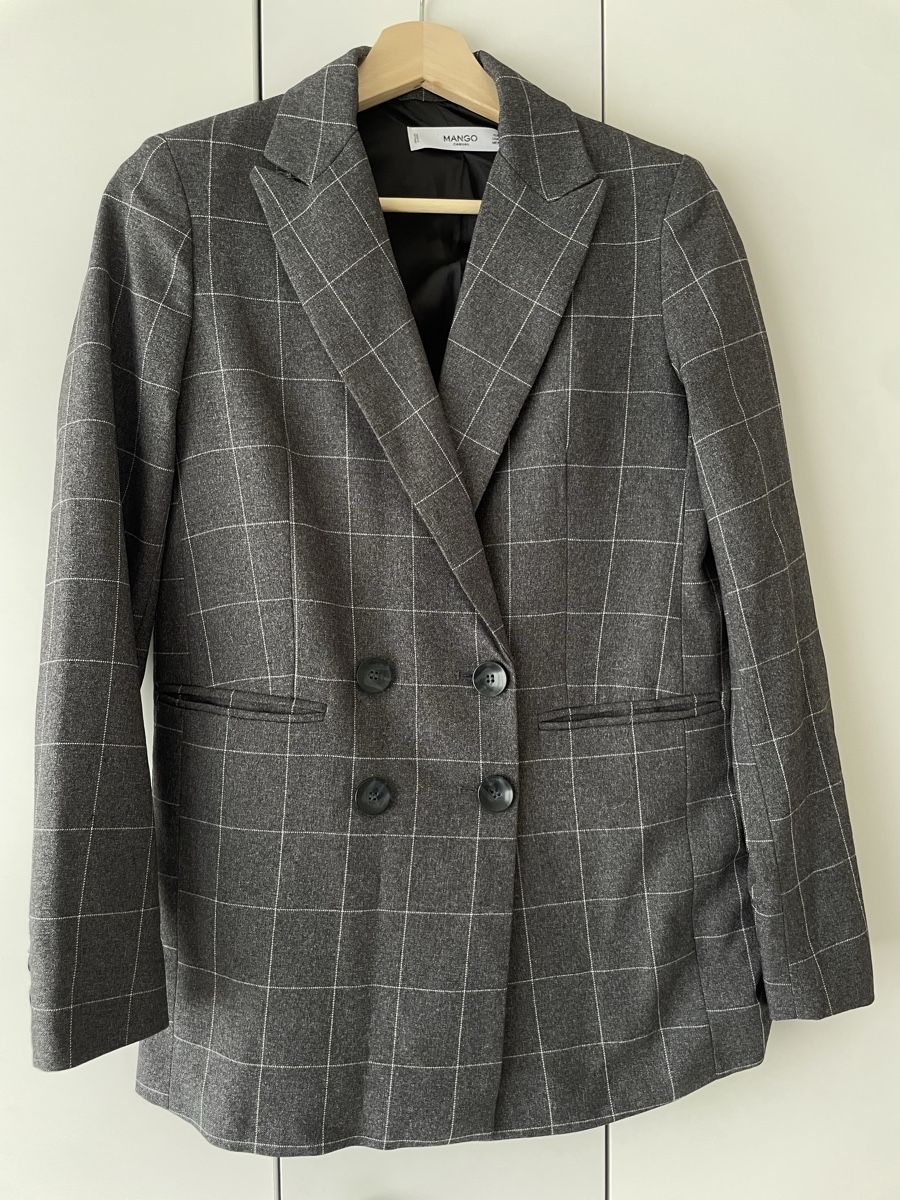 Mango Giacche: Windowpane check women blazer / Damenblazer – Nuovo (secondo la descrizione) da Thalwil venduto da Marina2603
