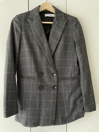 Windowpane check women blazer / Damenblazer