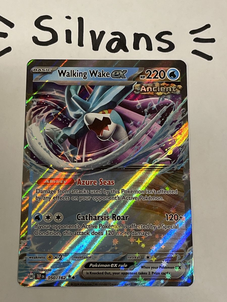 Pokémon Carte collezionabili: Walking Wake ex 050/162 Temporal Forces Englisch – Nuovo (secondo la descrizione) da Wil SG venduto da Silvans