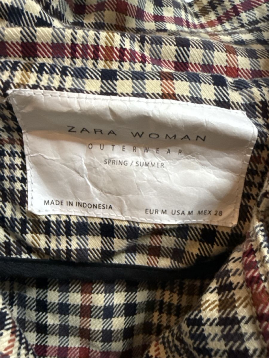 Zara Giacche: Vintage Plaid cort Blend jacket- Size Medium – Usato da Effretikon venduto da lio_gjr8 1