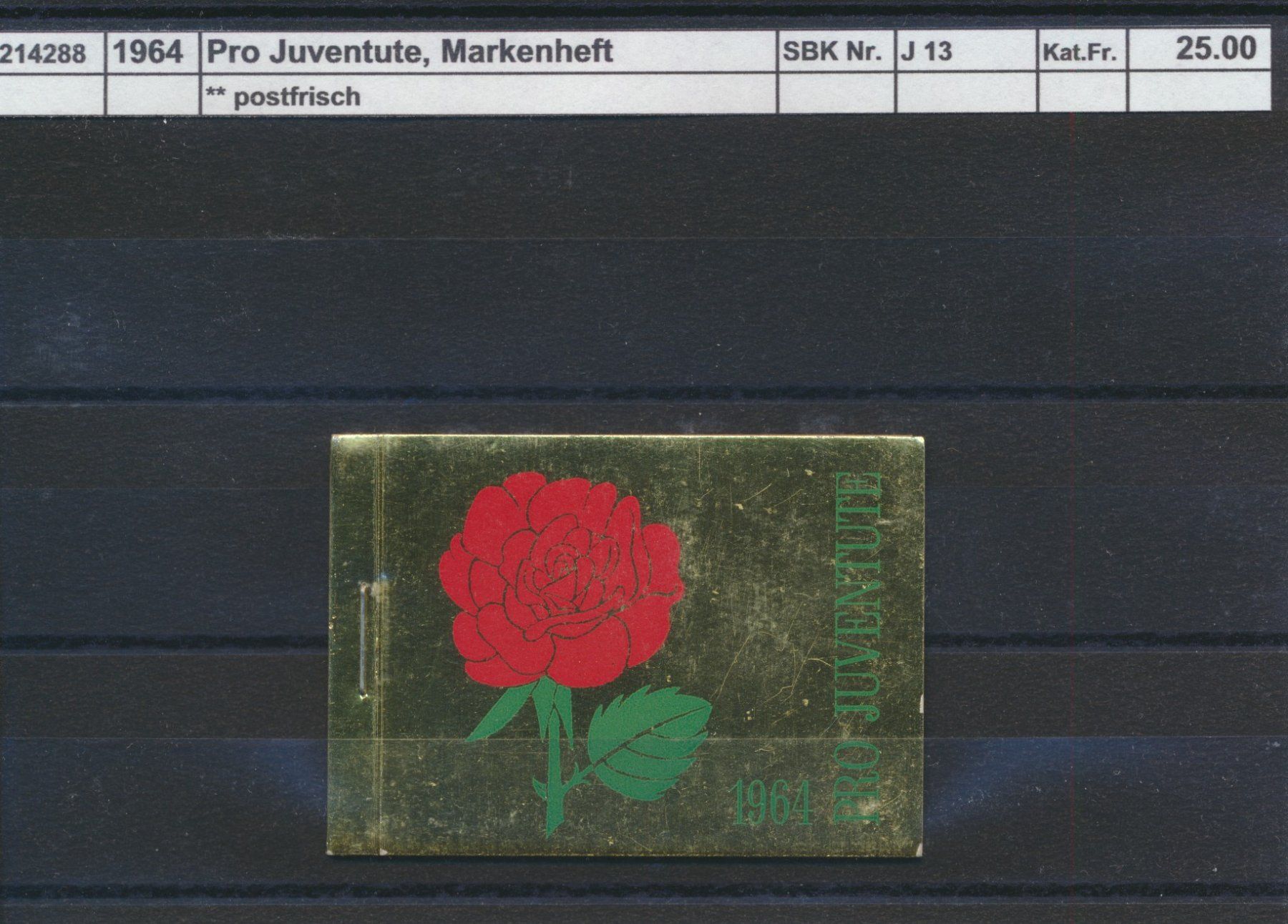 Alle Briefmarken: 1964 Pro Juventute, Markenheftchen, ** postfrisch – Neu (gemäss Beschreibung) aus Winterthur von Zupogeru