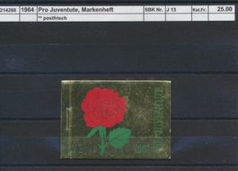 1964 Pro Juventute, Markenheftchen, ** postfrisch