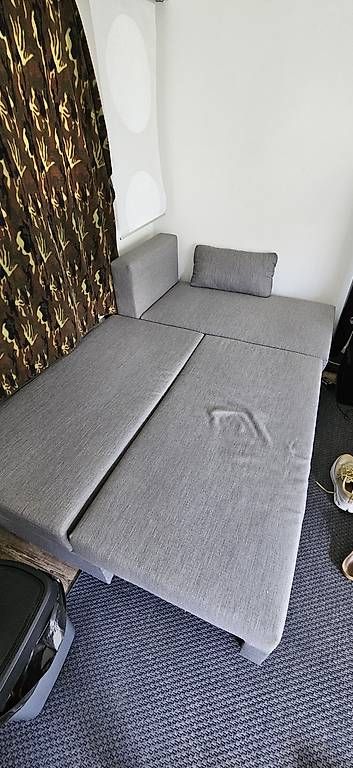Sofas: Ecksofa schlafsofa mit bettfunktion, grau – D'occasion à Aarwangen par Howi08