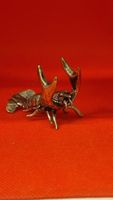 Dekorative Krebs Figur aus Metall, Sammlerstück!