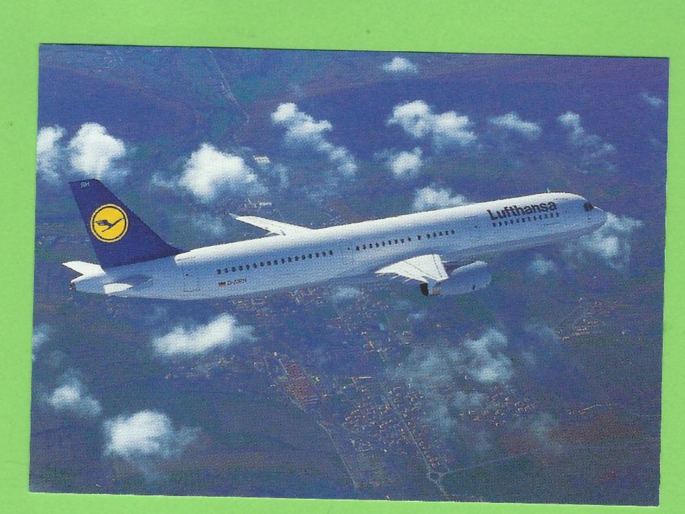 Cartoline postali: Lufthansa Airbus A321-100 – Usato da Zürich venduto da t24_de