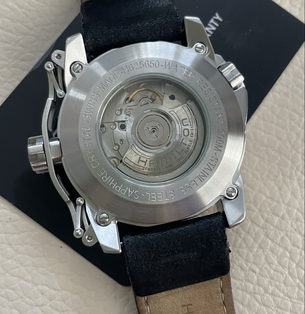Hamilton Uhren: Montre Hamilton Khaki Automatic en acier – Gebraucht aus Posieux von Angeles82 3