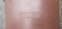 Papierkorb- ROMAY, sehr stabiler feuerhemmender Kunststoff