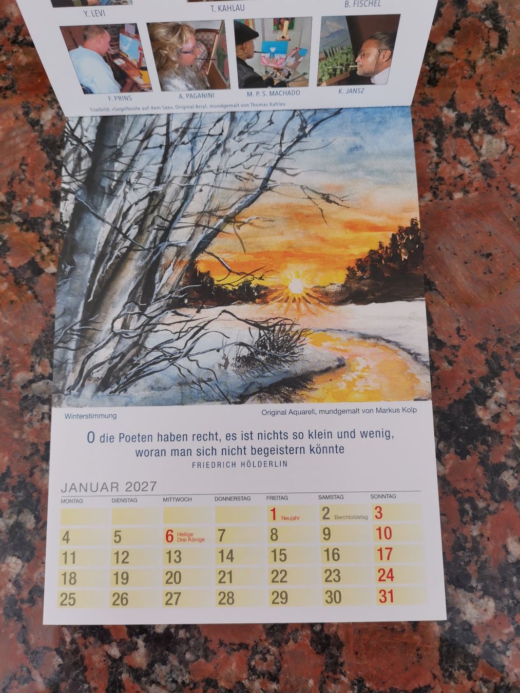 Calendari: Kunst - Kalender 2027 – Nuovo (secondo la descrizione) da Dornach venduto da Hei50 2