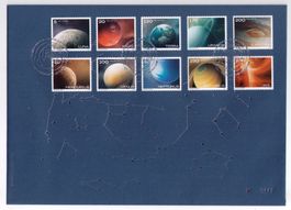 2025_ UNSER SONNENSYSTEM__ SPEZIAL-FDC mit SILBERSTEMPEL !!