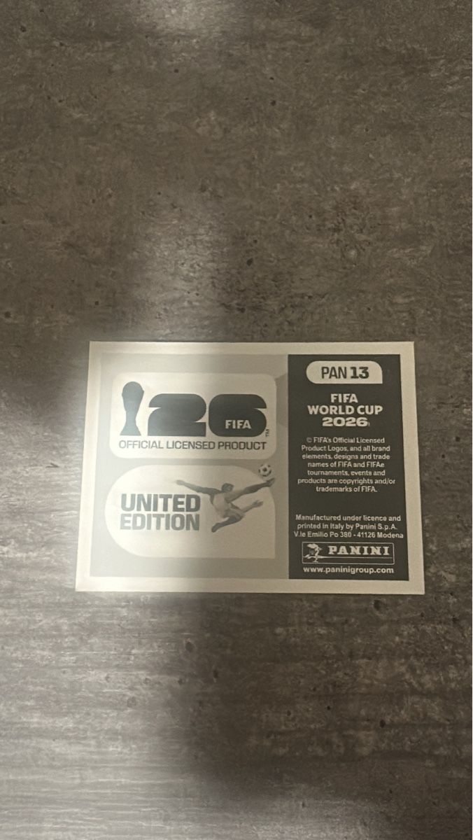 Panini Carte collezionabili: PAN 13 , FIFA WORLD CUP 2026 PANINI  – Nuovo (secondo la descrizione) da Frauenfeld venduto da 1PegPeg1 1