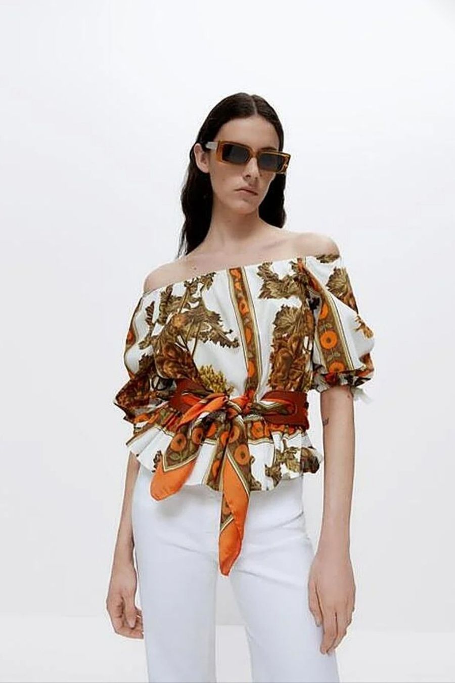 Camicette: Üterque - Off-Shoulder Blouse – Usato da Zürich venduto da Nala2811 2