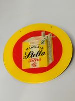 Hinter Glas Werbung / Cigarettes Maryland Stella Filtra
