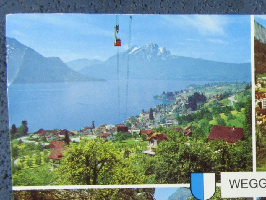 Ansichtskarten: WEGGIS LU AK SEILBAHNEN BUG – Gebraucht aus Ettingen von Hausi4711 1