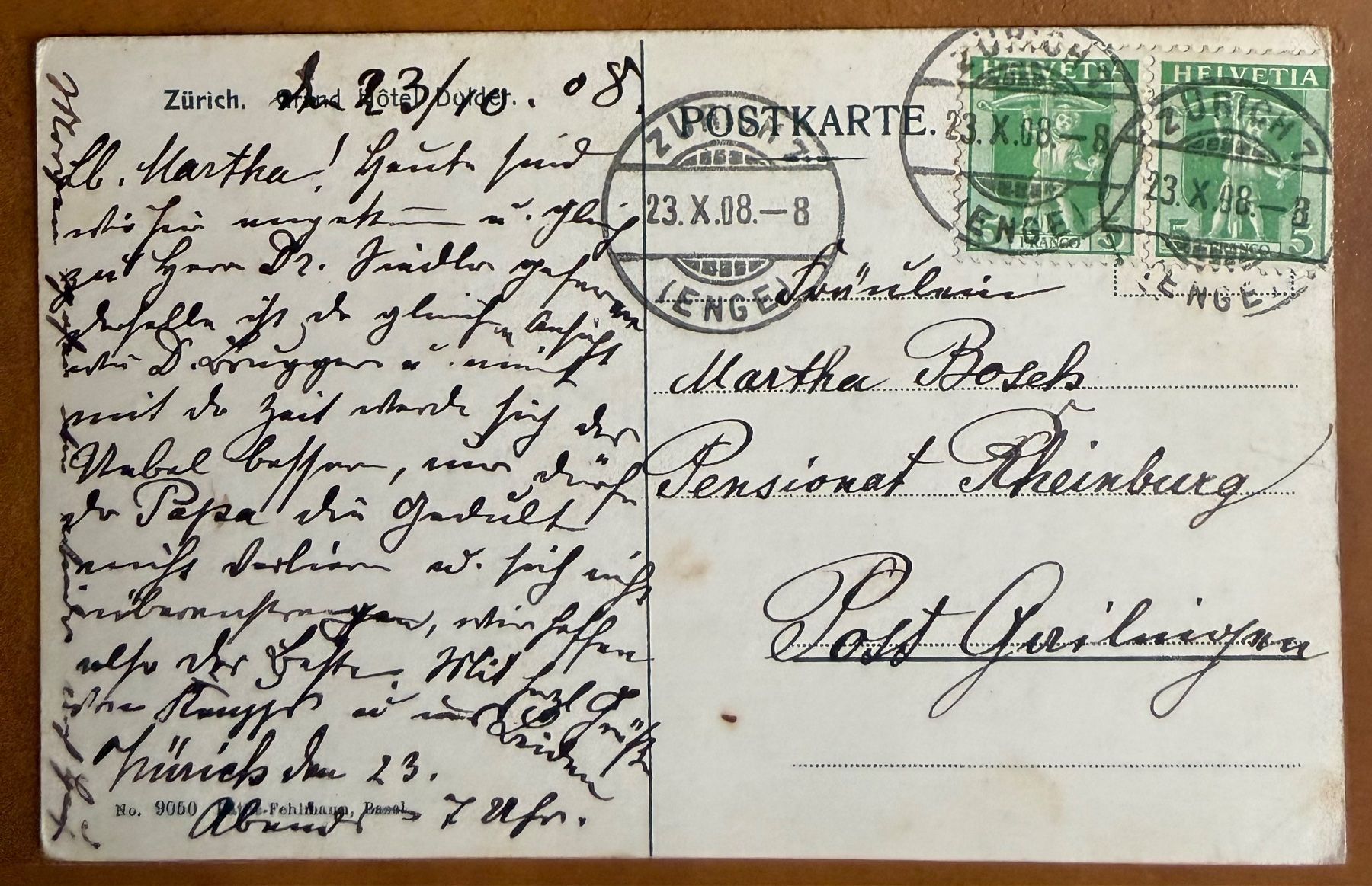 Cartes postales: Zürich - Hotel Dolder 1908 – D'occasion à Lutry par Ediego 1