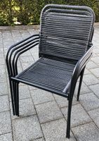 4 stapelbare Gartenstühle - neuwertig