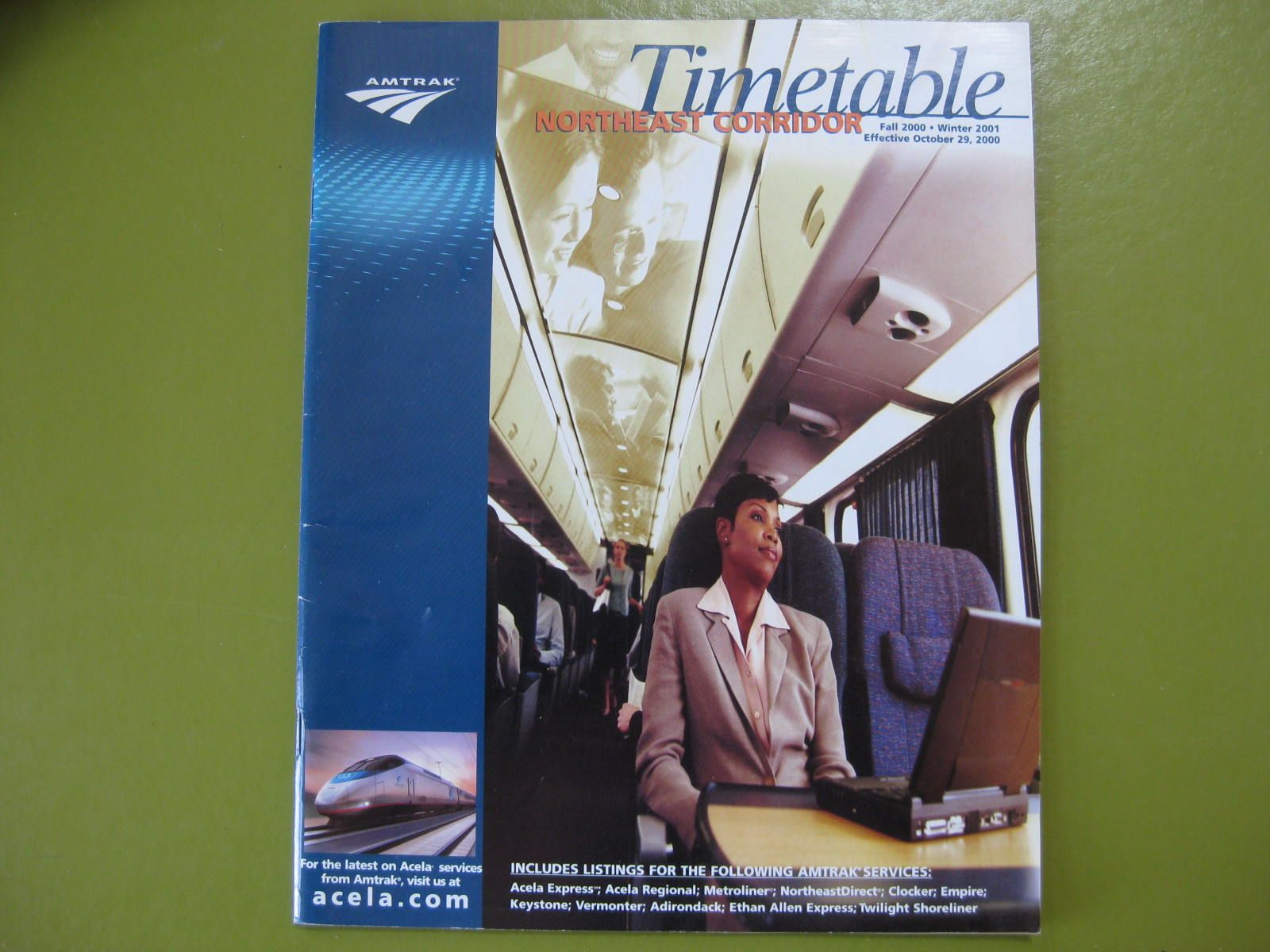 Libri: Amtrak Timetable Northeast Corridor – Usato da Malters venduto da Marosko