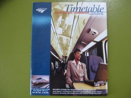 Amtrak Timetable Northeast Corridor