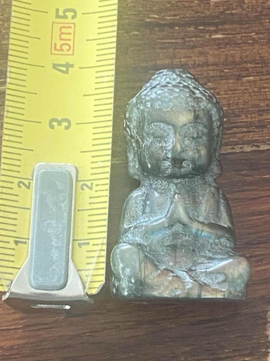 Statuette: Buddha Figur, Kristall, Labradorit, Heilstein – Nuovo (secondo la descrizione) da Berikon venduto da Samurai67ch 7