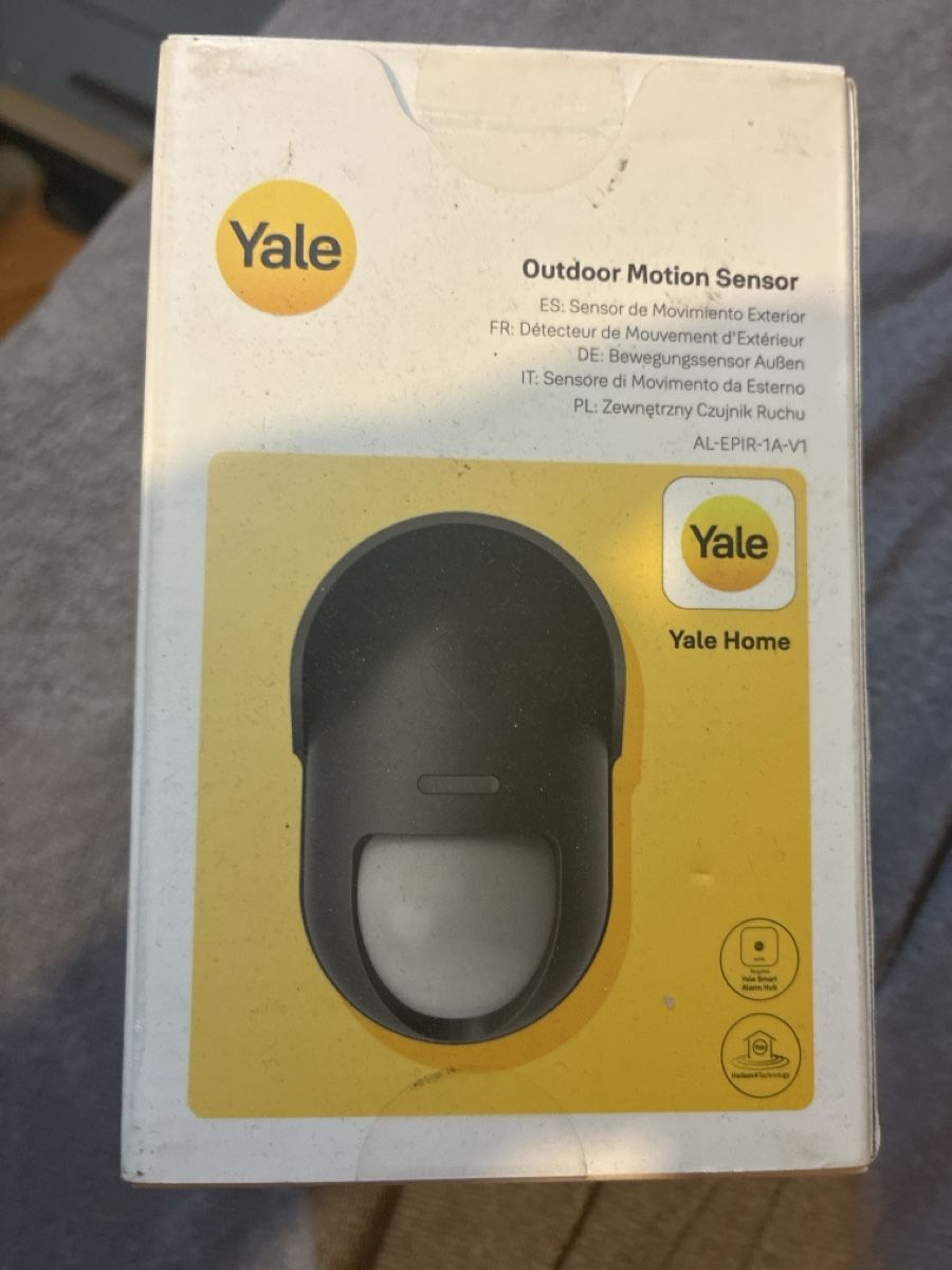 Sistemi d'allarme: Yale Outdoor Motion Sensor AL-EPIR-1A-VI New – Nuovo e nell'imballaggio originale da Glarus venduto da pab_r8bc