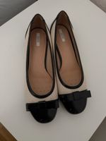 Geox Ballerinas beige schwarz Grösse 38 Neu