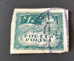 Polen alte briefmarke