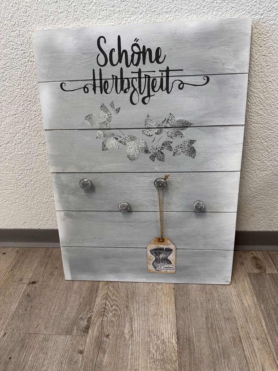 Articoli in legno: Herbstdeko Wandboard Shabby Chic Look, Vintage Style. – Usato da Unterengstringen venduto da Homeseller