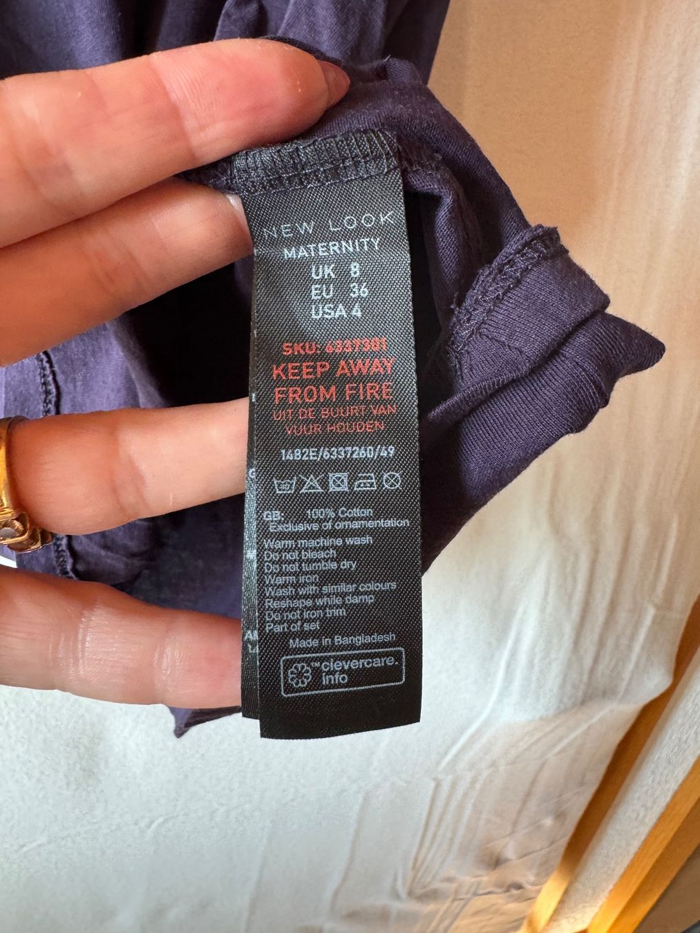 T-Shirts: Lila Basic Umstands Shirt Gr. 36 von New Look Maternity – Gebraucht aus Grosswangen von SALE_SALE_SALE 3