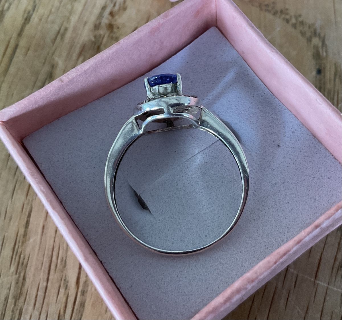 Anelli: Wunderschöner Tansanit & Diamant Ring Silber 925 ca. Gr.56 – Usato da Oberglatt ZH venduto da Silver010 3